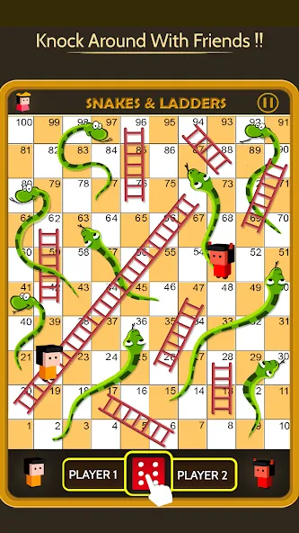 Snakes & Ladders: Online Dice!  [МОД Бесконечные деньги] Screenshot 3