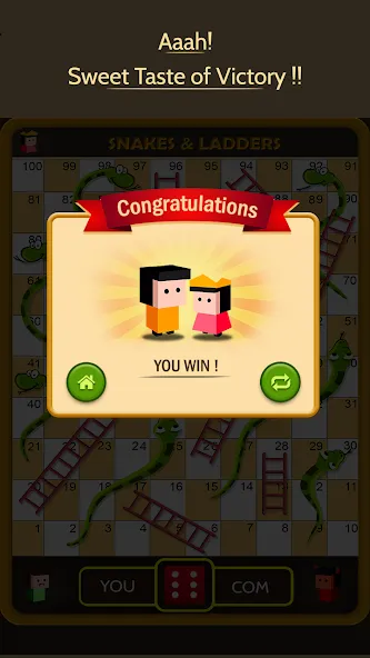 Snakes & Ladders: Online Dice!  [МОД Бесконечные деньги] Screenshot 5