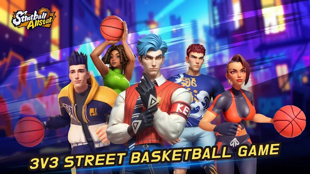 Streetball Allstar (тритбол Оллстар)  [МОД Menu] Screenshot 1