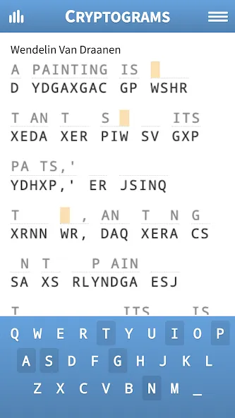 Cryptograms · Decrypt Quotes  [МОД Mega Pack] Screenshot 1