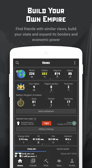 Rival Regions: world strategy (Ривал Регионс)  [МОД Unlimited Money] Screenshot 2