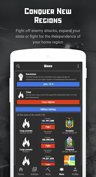 Rival Regions: world strategy (Ривал Регионс)  [МОД Unlimited Money] Screenshot 4