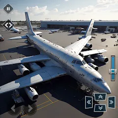 Скачать взломанную Real Plane Flying Simulator  [МОД Меню] - последняя версия apk на Андроид
