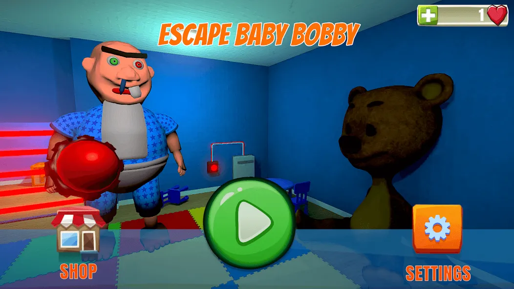 Escape Giant Obby (Эскеип Бэйби Бобби)  [МОД Unlimited Money] Screenshot 1
