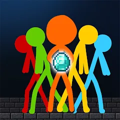 Скачать взлом Stick-man Battle - Craft World  [МОД Unlocked] - последняя версия apk на Андроид