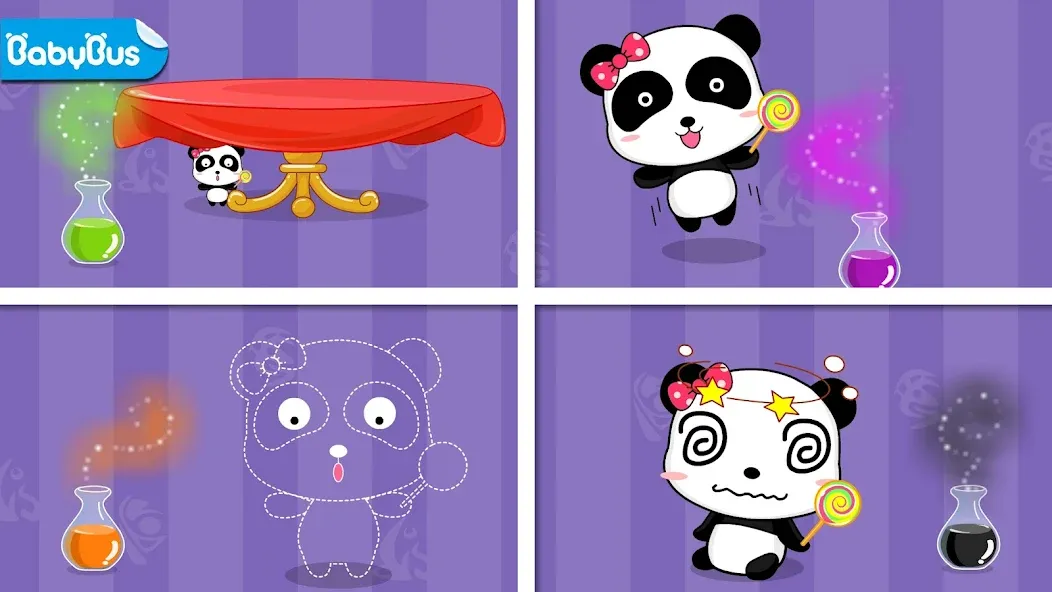 Baby Panda's Color Mixing  [МОД Бесконечные деньги] Screenshot 1