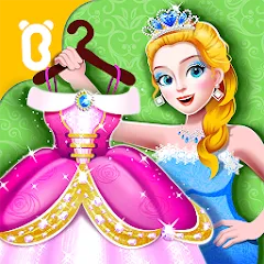 Скачать взломанную Little Panda Princess Dressup  [МОД Бесконечные монеты] - стабильная версия apk на Андроид