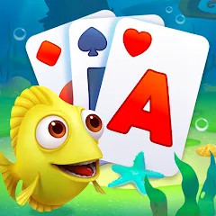 Взлом Solitaire TriPeaks Fish (Солитер ТриПикс Рыбка)  [МОД Unlocked] - стабильная версия apk на Андроид