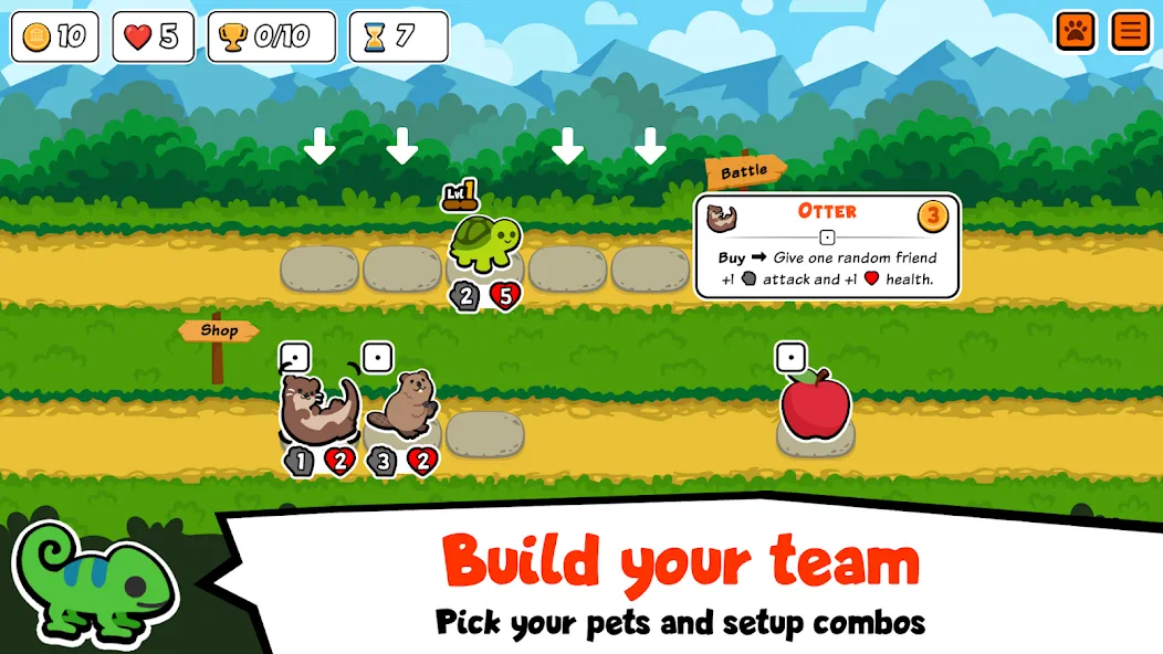 Super Auto Pets (упер Ауто Петс)  [МОД Mega Pack] Screenshot 1