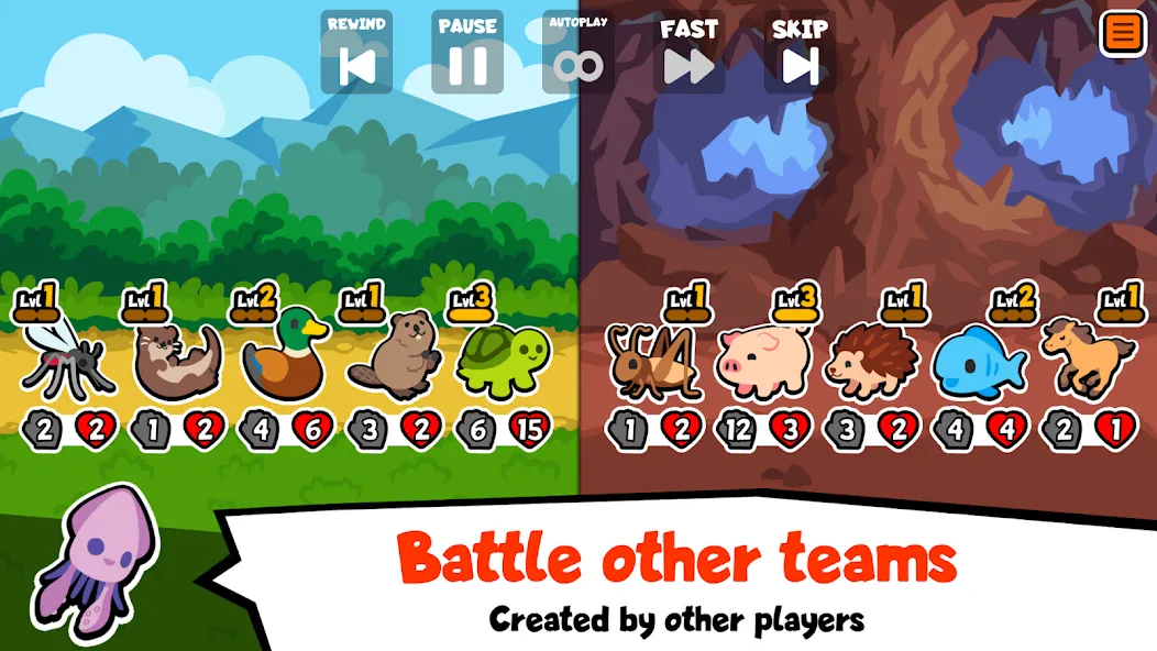 Super Auto Pets (упер Ауто Петс)  [МОД Mega Pack] Screenshot 2