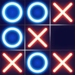 Скачать взлом Tic Tac Toe - Offline XOXO (Тиктактое)  [МОД Бесконечные монеты] - последняя версия apk на Андроид