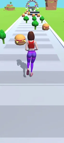 Twerk Race 3D: Belly Body Run (Тверк Рейс 3D)  [МОД Много денег] Screenshot 1