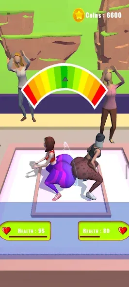 Twerk Race 3D: Belly Body Run (Тверк Рейс 3D)  [МОД Много денег] Screenshot 3