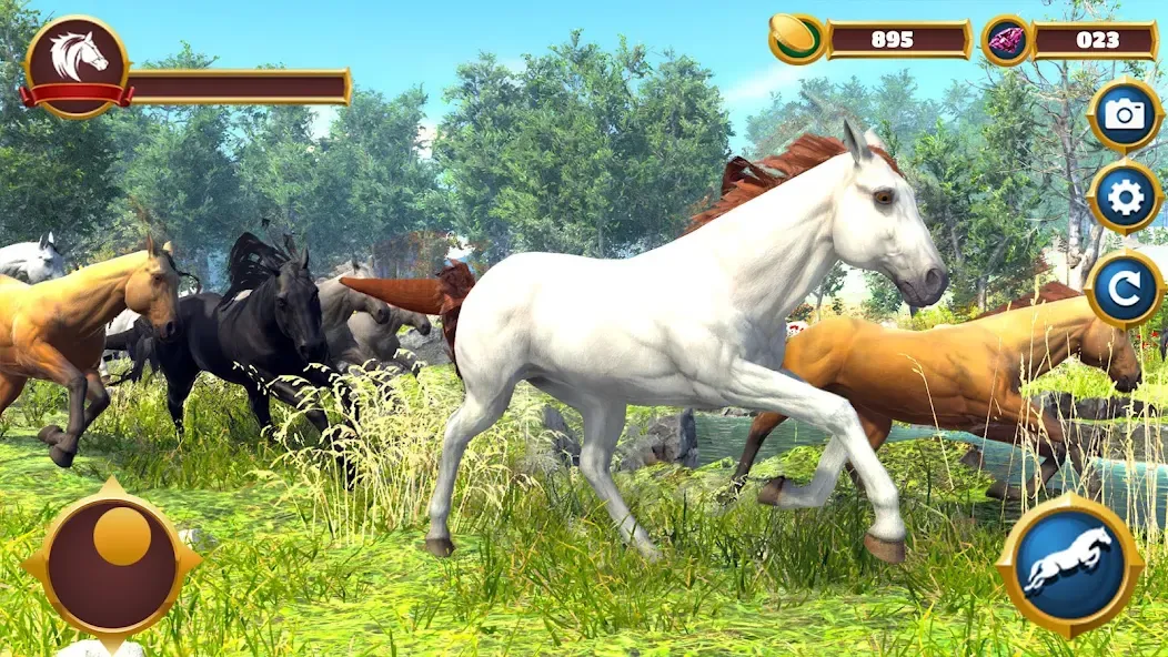 Virtual Horse Family Simulator  [МОД Unlimited Money] Screenshot 1