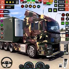 Взлом Army Truck Transport Game 2023  [МОД Menu] - стабильная версия apk на Андроид