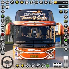 Скачать взломанную Euro Bus Simulator - Bus Games  [МОД Unlocked] - стабильная версия apk на Андроид