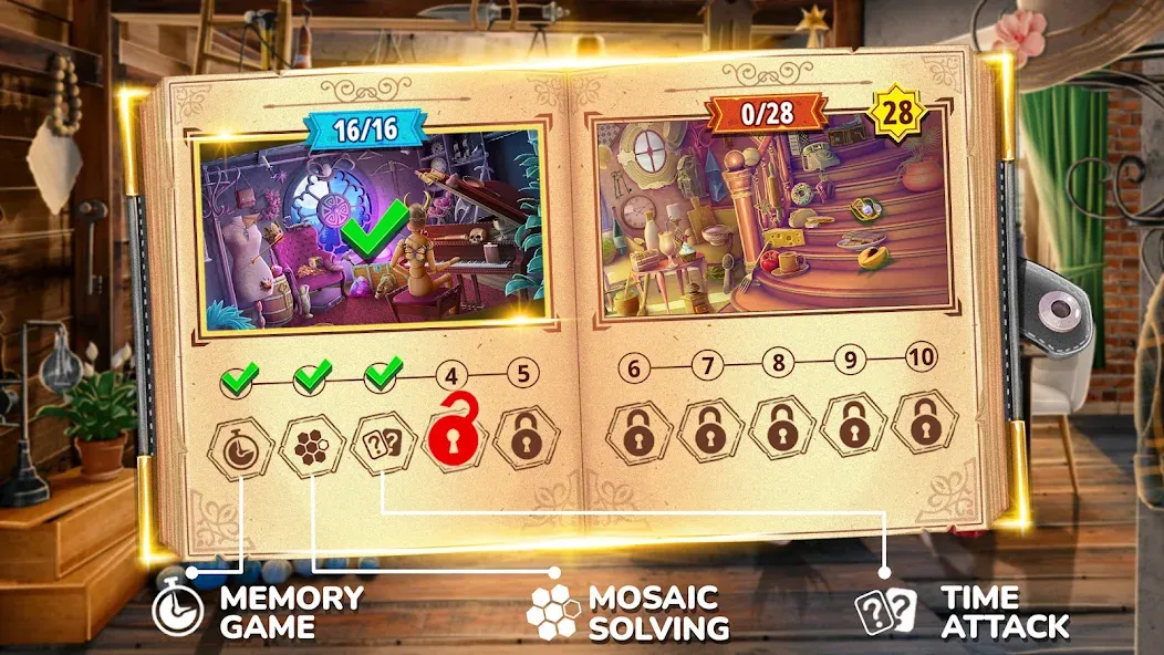 Books of Wonder Hidden Objects  [МОД Unlimited Money] Screenshot 2