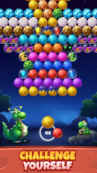 Bubble Shooter Primitive Eggs (Бабл Шутер Примитивные Яйца)  [МОД Mega Pack] Screenshot 5