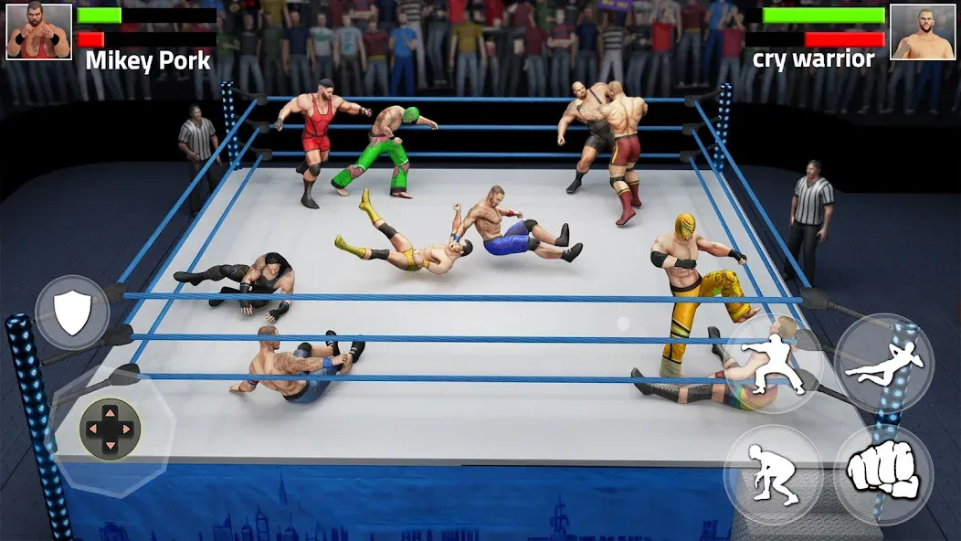 Tag Team Wrestling Game (Таг Тим Реслинг Гейм)  [МОД Menu] Screenshot 2
