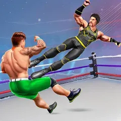 Скачать взломанную Tag Team Wrestling Game (Таг Тим Реслинг Гейм)  [МОД Menu] - полная версия apk на Андроид