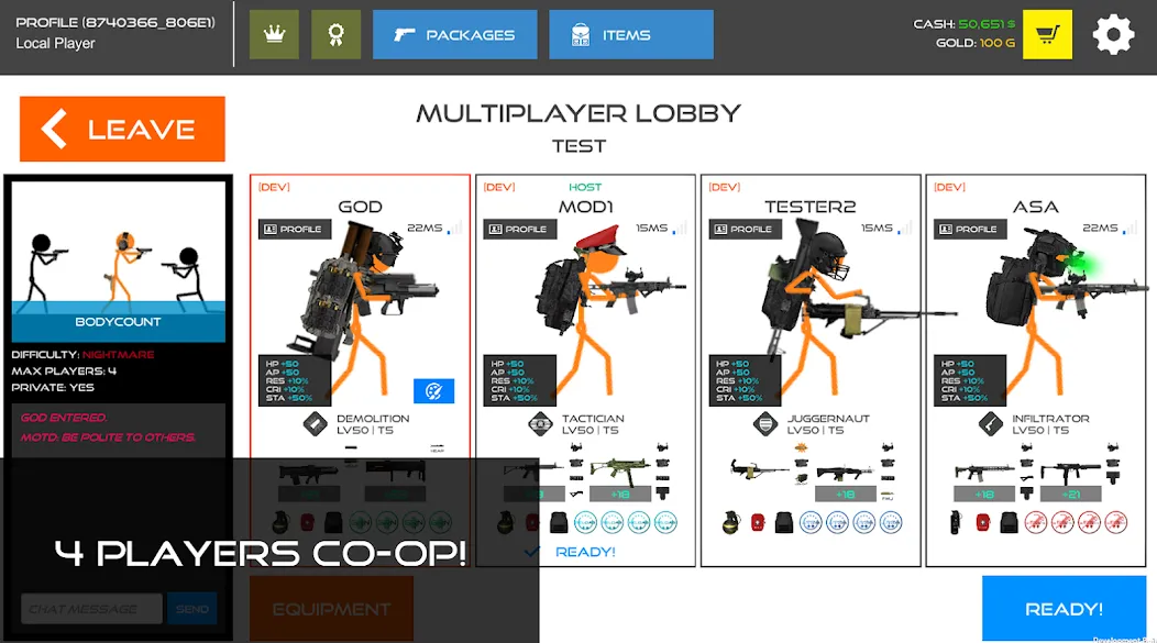 Stick Warfare: Blood Strike (Стик Варфаре)  [МОД Бесконечные монеты] Screenshot 1