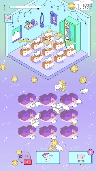 Purrfect Cats (Парфект кэтс)  [МОД Unlimited Money] Screenshot 2