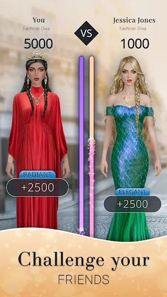 Fashion Nation: Style & Fame (Фэшн Нэйшн)  [МОД Бесконечные монеты] Screenshot 3