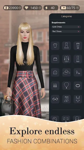 Fashion Nation: Style & Fame (Фэшн Нэйшн)  [МОД Бесконечные монеты] Screenshot 5