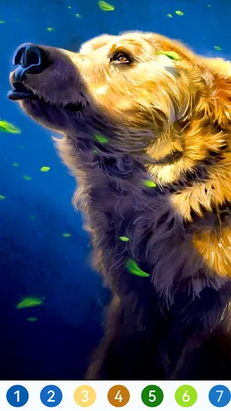 Animal Paint by Number Game (Анимал Пэйнт бай Намбер Гэйм)  [МОД Много денег] Screenshot 1