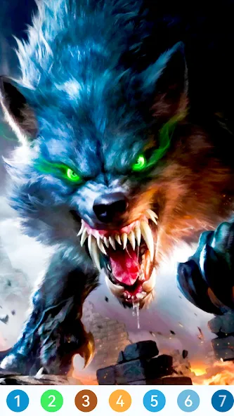 Animal Paint by Number Game (Анимал Пэйнт бай Намбер Гэйм)  [МОД Много денег] Screenshot 3