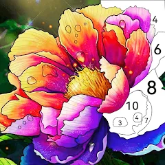 Скачать взлом Tap Color by Number - Coloring  [МОД Mega Pack] - последняя версия apk на Андроид