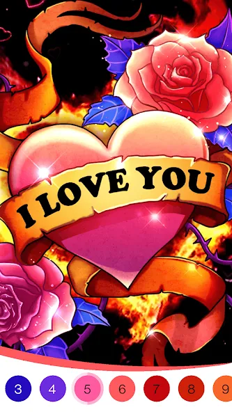 Coloring Book -Paint by Number (Малер Плюс)  [МОД Бесконечные деньги] Screenshot 2