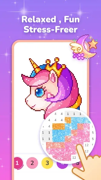 Pixel Coloring-Color by number  [МОД Unlimited Money] Screenshot 3