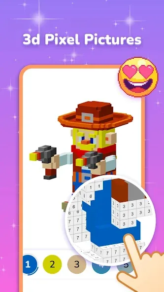 Pixel Coloring-Color by number  [МОД Unlimited Money] Screenshot 4