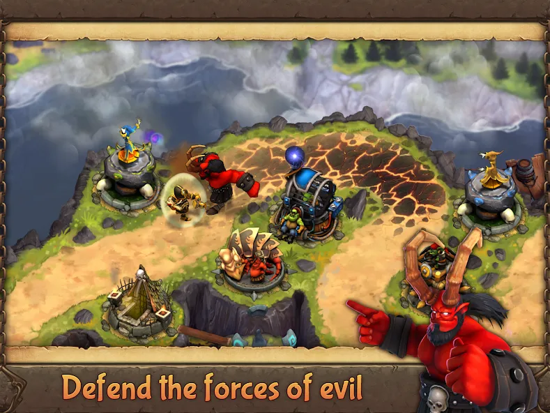 Evil Defenders (Ивил Дефендерс)  [МОД Бесконечные деньги] Screenshot 1