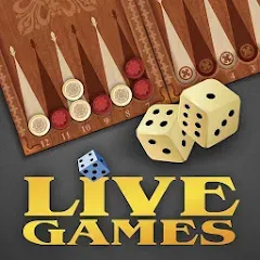 Взломанная Backgammon LiveGames online  [МОД Все открыто] - последняя версия apk на Андроид
