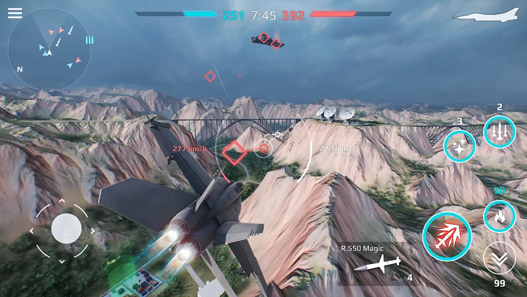 Sky Combat: War Planes Online (Скай Комбат)  [МОД Все открыто] Screenshot 2