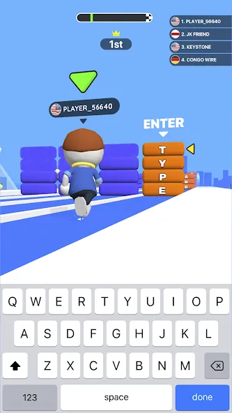 Type Sprint: Typing Games (Тайп Спринт)  [МОД Все открыто] Screenshot 3