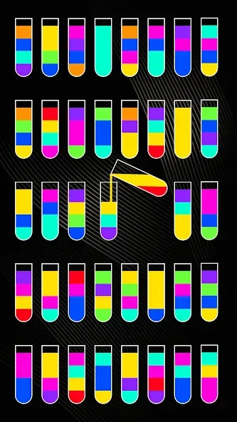 SortPuz 3D: Water Color Sort (СортПаз 3Д)  [МОД Unlimited Money] Screenshot 1