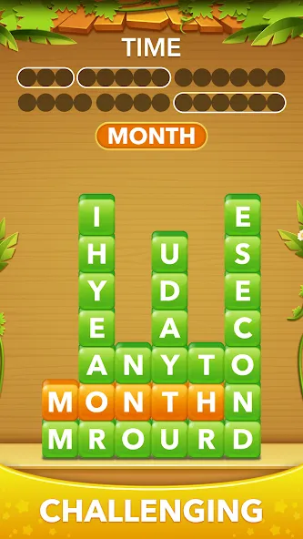 Word Heaps -Connect Stack Word  [МОД Бесконечные монеты] Screenshot 5