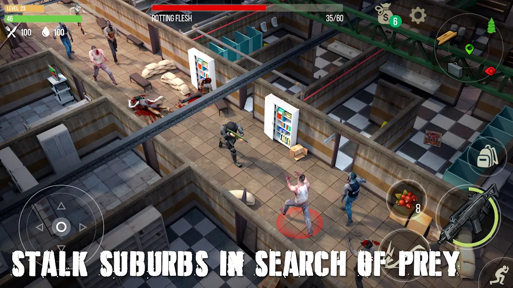 Prey Day: Zombie Survival (Прей Дей)  [МОД Меню] Screenshot 4